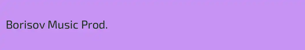 Borisov Music Prod.